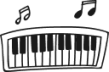 obrazek przedstawiający ilustrację fortepianu symbolizujący zajęcia muzyczne